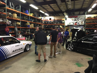 If you go further back, you go into the parts area.